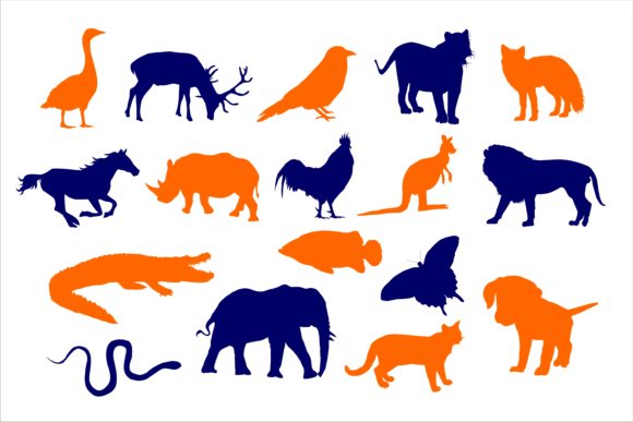 Animal Set Vector Graphic: A Design Asset for Every Creator
