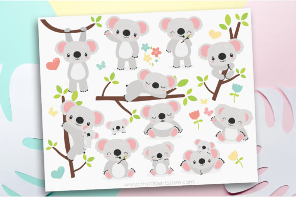 Designing with Charm: The Power of Koalas Animal Clipart