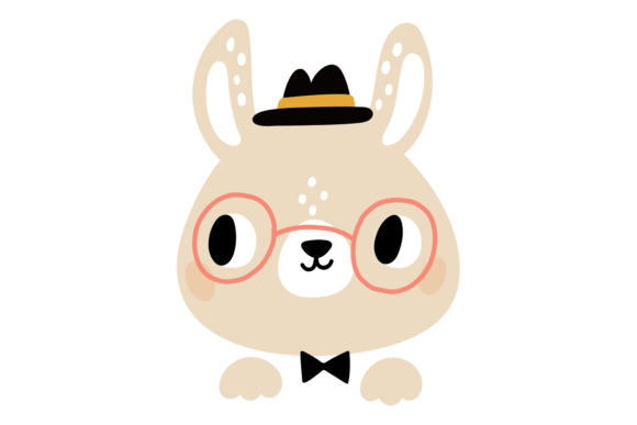 Funny Rabbit Portrait: A Creative Asset for Playful Branding