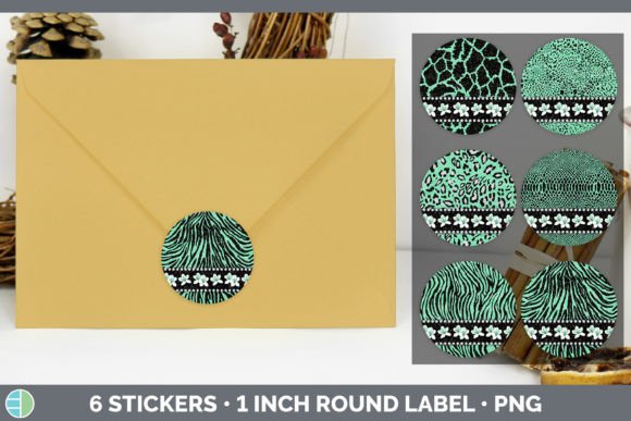 Green Animal Print Stickers: A Sublimation Bundle for Bold Projects