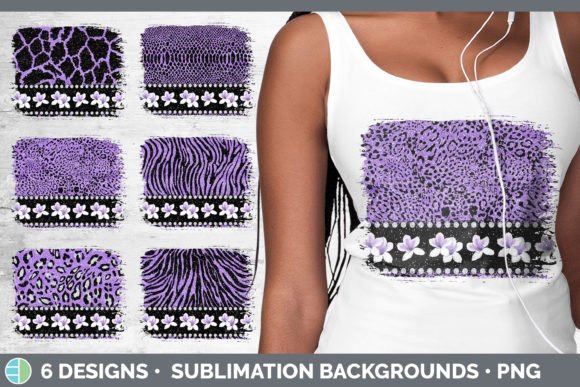 Purple Animal Print Distressed Backgroun: A Creative Asset for Bold Design