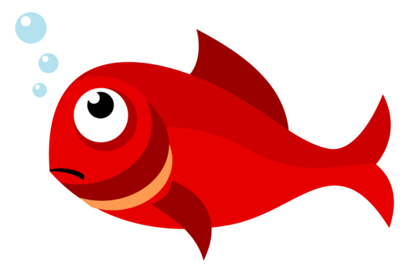 Sad Fish Under Water: A Marine Icon for Expressive Design