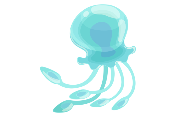 The Allure of Blue Jellyfish: A Marine Animal Icon for Modern Design