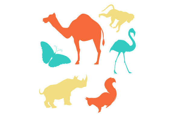 Versatile Wildlife Graphics for Modern Design Projects